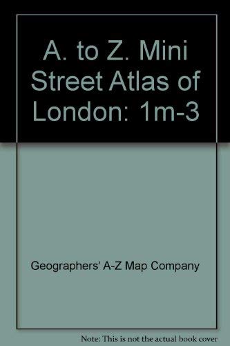 Imagen de archivo de A. to Z. Mini Street Atlas of London: 1m-3" a la venta por WorldofBooks