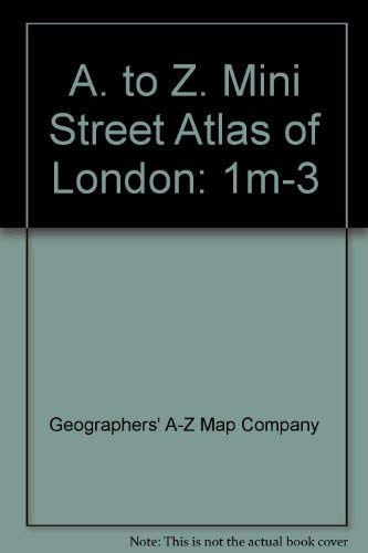 Stock image for A. to Z. Mini Street Atlas of London: 1m-3" for sale by WorldofBooks