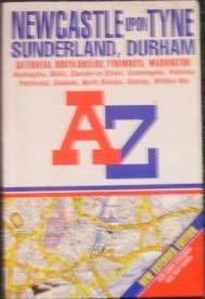 Stock image for A-Z Street Atlas of Newcastle-upon-Tyne, Sunderland, Durham for sale by Better World Books Ltd