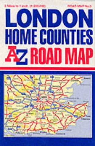 London and the Home Countles Road Map (A-Z Road Maps & Atlases) (9780850396898) by Geographers' A-Z Map Company