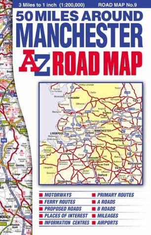 Stock image for 50 Miles Around Manchester (Street Maps & Atlases S.) for sale by WorldofBooks