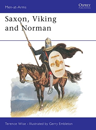Imagen de archivo de Saxon, Viking and Norman (Men at Arms Series, 85) (Men-at-Arms, 85) a la venta por Goodbookscafe