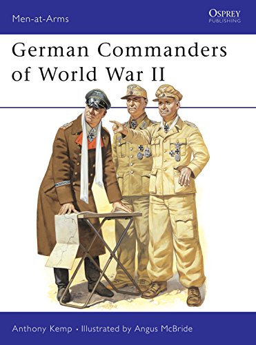 Imagen de archivo de German Commanders of World War 2 (Men-At-Arms Series, No. 124) a la venta por Books From California