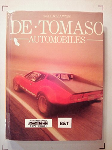 Stock image for De Tomaso Automobiles for sale by Stock & Trade  LLC