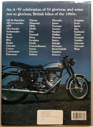 Stock image for BRITISH MOTOR CYCLES OF THE 1960'S for sale by Books From California
