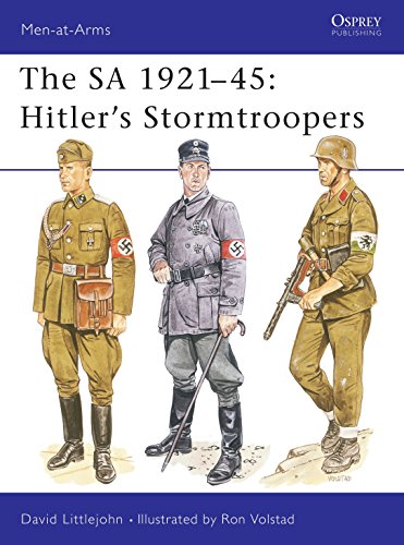 Imagen de archivo de The SA 1921-45 : Hitler's Stormtroopers (Men-At Arms Series, 220) a la venta por Books From California