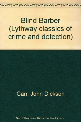 9780850466881: Blind Barber (Lythway classics of crime and detection)