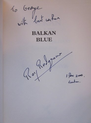 Imagen de archivo de A Balkan Blue a la venta por Better World Books