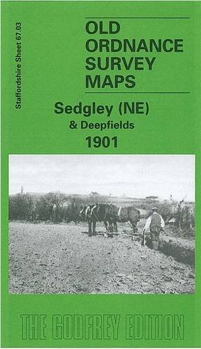 OLD ORDNANCE SURVEY MAP SEDGLEY SE WITH SWAN VILLAGE 1901 