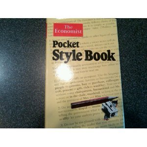 Imagen de archivo de The Economist pocket style book a la venta por Phatpocket Limited
