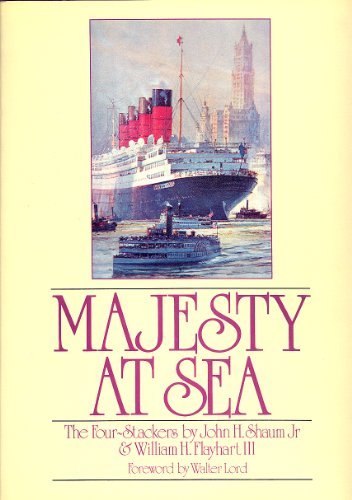 Stock image for Majesty at Sea : The Four-Stackers for sale by Better World Books Ltd