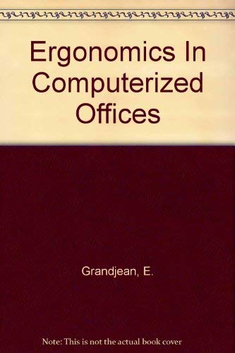 9780850663495: Ergonomics In Computerized Offices