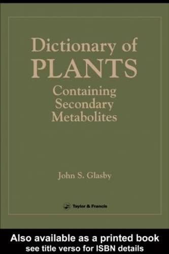 9780850664232: Directory Of Plants Containing Secondary Metabolites