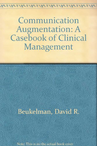 Stock image for Communication Augmentation: A Casebook of Clinical Management. for sale by Phatpocket Limited