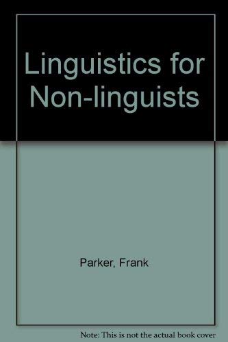 9780850666083: Linguistics for non-linguists