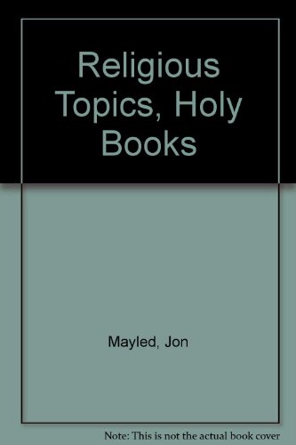 Holy Books (Religious Topics) (9780850787702) by Hachette Childrens Books