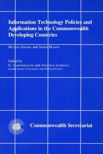 Imagen de archivo de Information Technology Policies and Applications in the Commonwealth Developing Countries a la venta por Phatpocket Limited