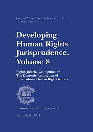 Developing Human Rights Jurisprudence (9780850927108) by Commonwealth Secretariat