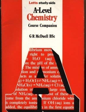 9780850977219: A-level Chemistry: Course Companion (Letts Study Aid)