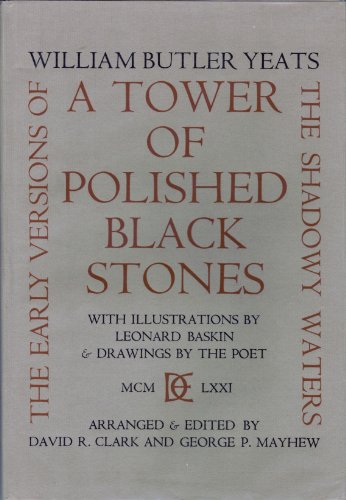 Stock image for A Tower of Polished Black Stones: Early Versions of "The Shadowy Waters" for sale by Erika Wallington 