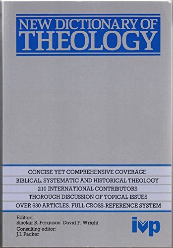 9780851109657: New Dictionary of Theology.