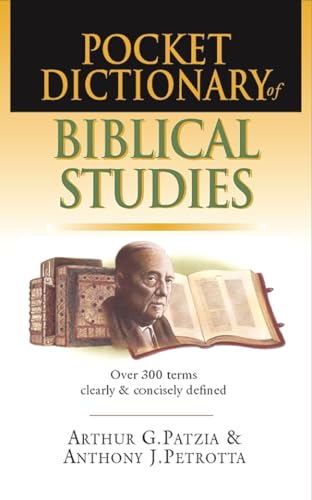 Stock image for Pocket dictionary of Biblical studies (The IVP Pocket Reference Series) for sale by WorldofBooks