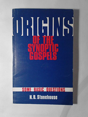 Stock image for Origins of the Synoptic Gospels for sale by Christian Book And Music - Victoria