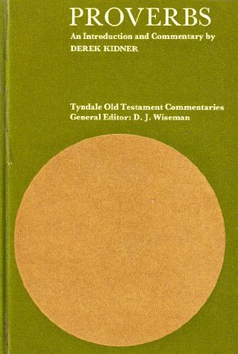 Beispielbild fr Proverbs (Tyndale Old Testament Commentary) zum Verkauf von Better World Books