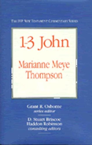 9780851116716: 1-3 John (Tyndale New Testament Commentaries)