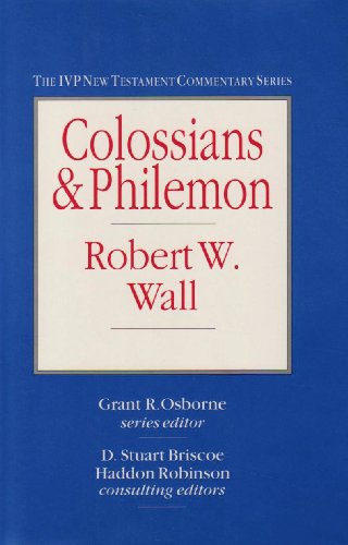 Beispielbild fr Colossians & Philemon (IVP New Testament Commentary) zum Verkauf von WorldofBooks