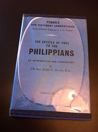 Stock image for Epistle of Paul to the Philippians: An Introduction and Commentary (Tyndale New Testament Commentaries) for sale by HPB Inc.