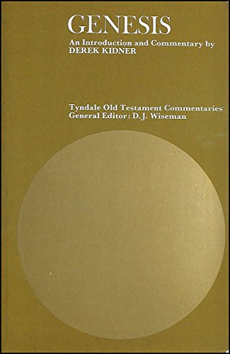 9780851118239: Genesis (Tyndale Old Testament Commentary Series)