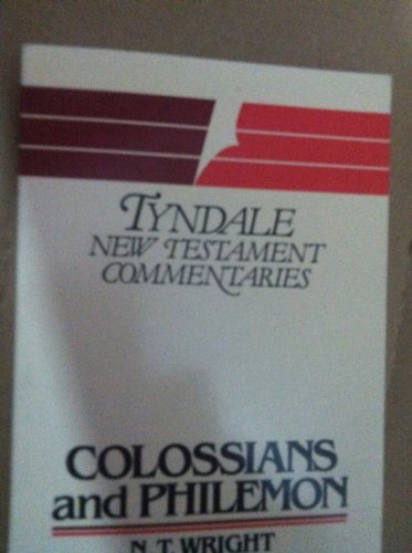 9780851118819: Colossians and Philemon: 12 (Tyndale New Testament Commentaries)