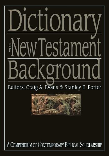 9780851119809: Dictionary of New Testament Background