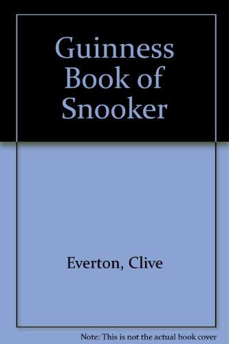 Stock image for Guinness Book of Snooker for sale by WorldofBooks