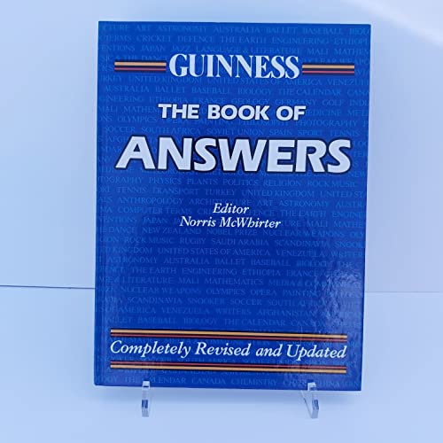 Stock image for The Guinness Book of Answers for sale by WorldofBooks