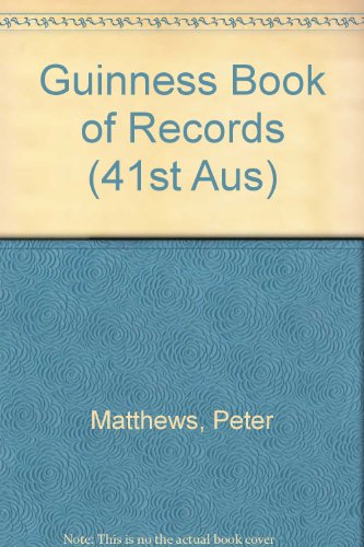 9780851127378: Guinness Book of Records (41st Aus)