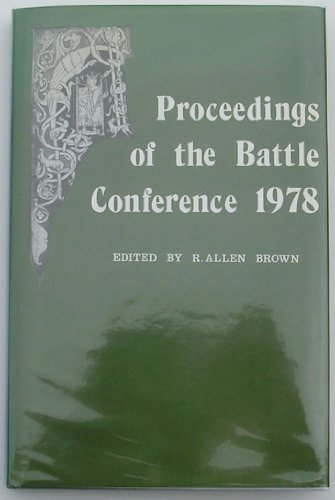 Beispielbild fr Proceedings of the Battle Conference on Anglo-Norman Studies. Volume I: 1978. zum Verkauf von Antiquariaat Schot