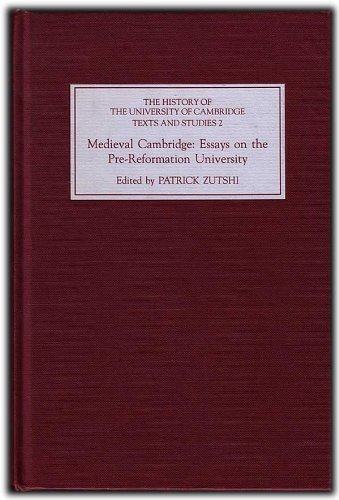 Beispielbild fr Medieval Cambridge: Essays on the Pre-Reformation University zum Verkauf von Anybook.com