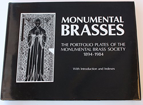 9780851154862: Monumental Brasses: The Portfolio Plates of the Monumental Brass Society, 1894-1984