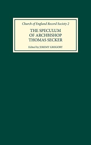 9780851155692: The Speculum of Archbishop Thomas Secker: 2