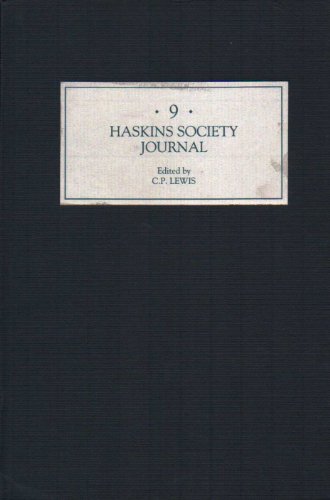 The Haskins Society Journal. Studies in Medieval History. Volume 9, 1997