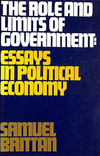 9780851172415: Role and Limits of Government