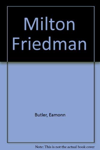 Beispielbild fr Milton Friedman zum Verkauf von Anybook.com