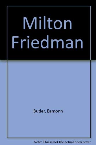 9780851172613: Milton Friedman