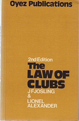 9780851200118: Law of Clubs