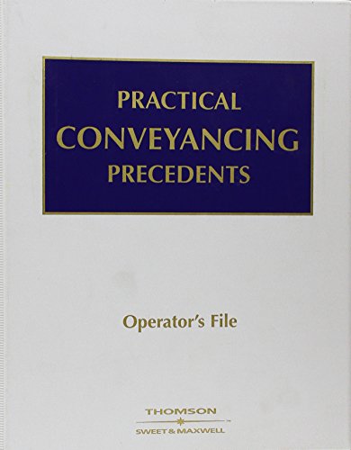 Practical Conveyancing Precedents (9780851207704) by Aldridge Q.C.