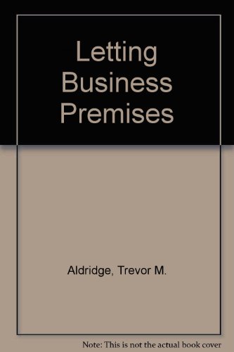 Beispielbild fr Letting Business Premises zum Verkauf von Hay-on-Wye Booksellers