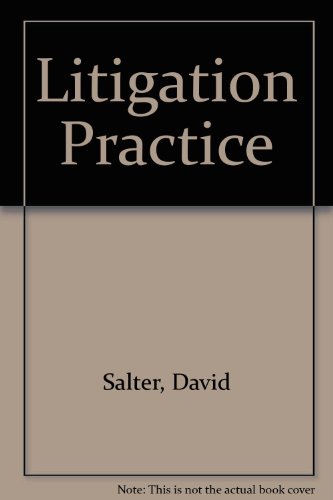 Longman Litigation Practice: 3 Volumes (9780851210834) by Salter, David