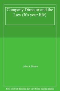 Stock image for Company Director and the Law (It's your life) for sale by AwesomeBooks